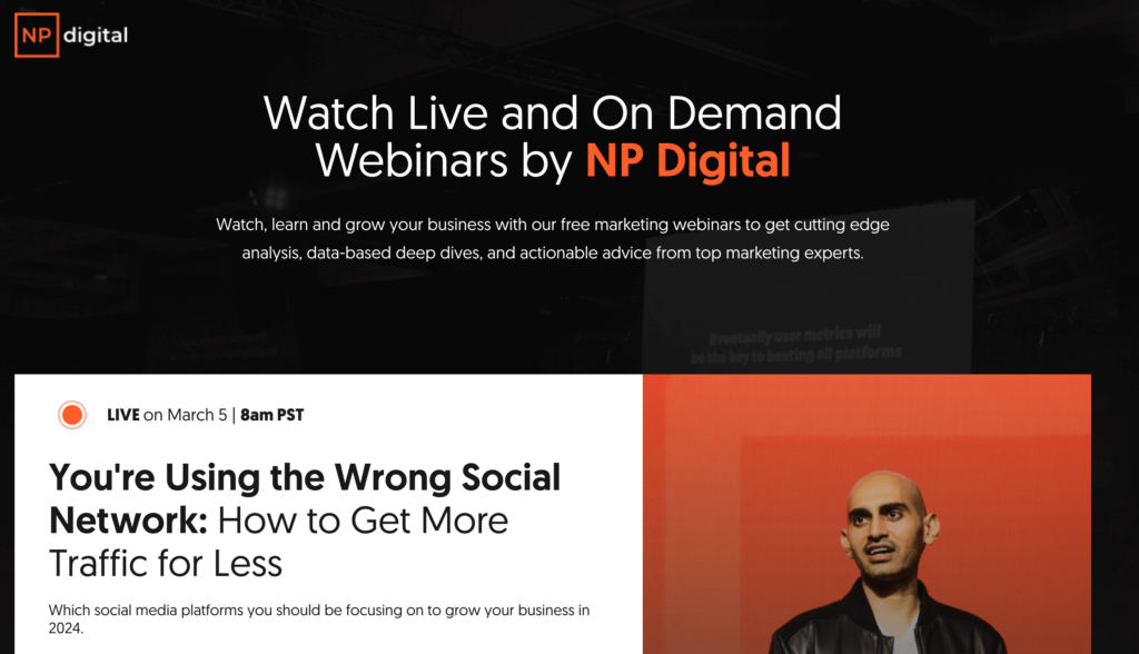 Webinars